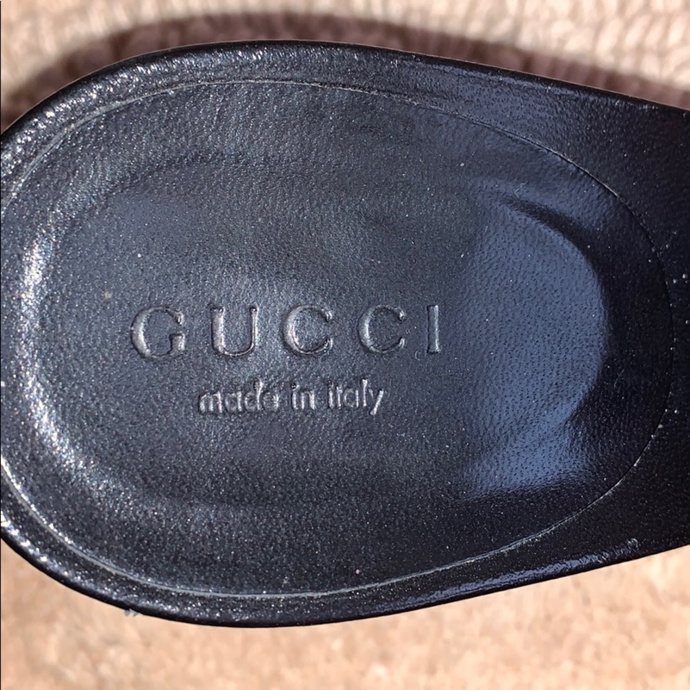SOLD Auth Gucci Black Horsebit heels Sz 8.5 - Picture 7 of 13